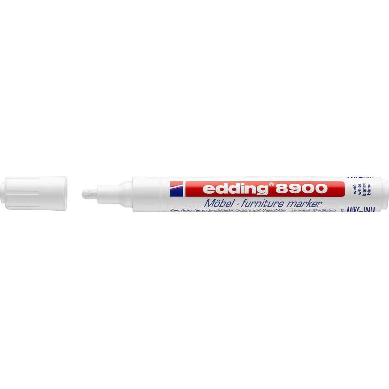 Permanentinis markeris Edding 8750 bullet tip baltas