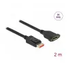 DisplayPort ilginimo kabelis su skydelio montavimu DeLOCK 8K 60 Hz 2 m