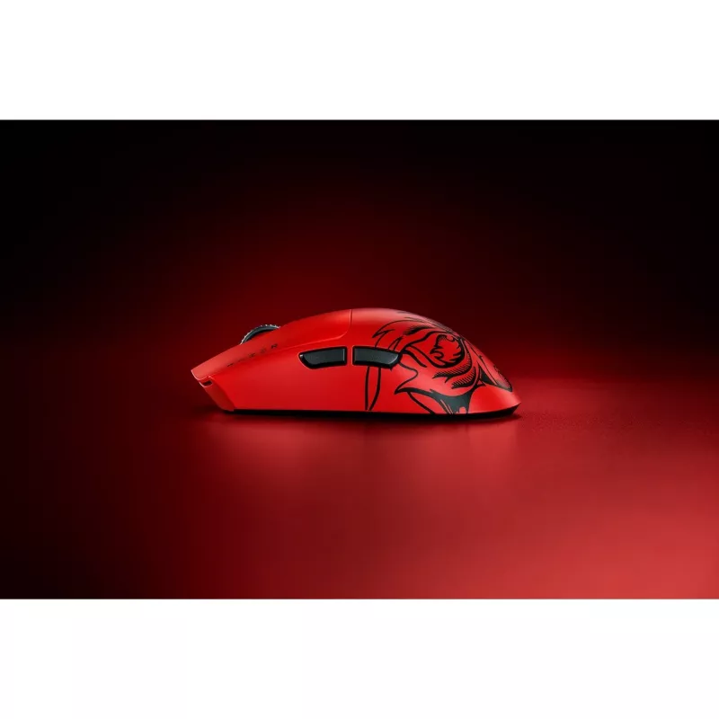 Razer Viper V3 Pro Faker Edition pelė, skirta žaidimams, dešinei rankai, belaidė RF + USB Type-C, optinė, 35000 DPI