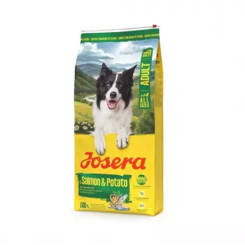 Sausas šunų ėdalas JOSERA Adult Salmon & Potato 12,5 kg – suaugusių šunų priežiūrai, lašiša ir bulvės
