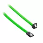 CableMod ModMesh SATA kabelis - Serial ATA 150/300/600 - SATA (M) stačiu kampu į SATA (M) - 60 cm - šviesiai žalias (CM-CAB-RSAT-N60KLG-R)