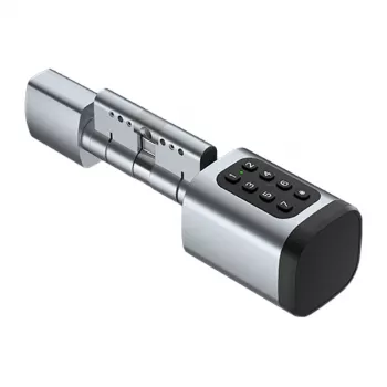 Skaitmeninė spynos cilindrinė įdėkla Avatto SDL-V1-S70 70 mm sidabrinė