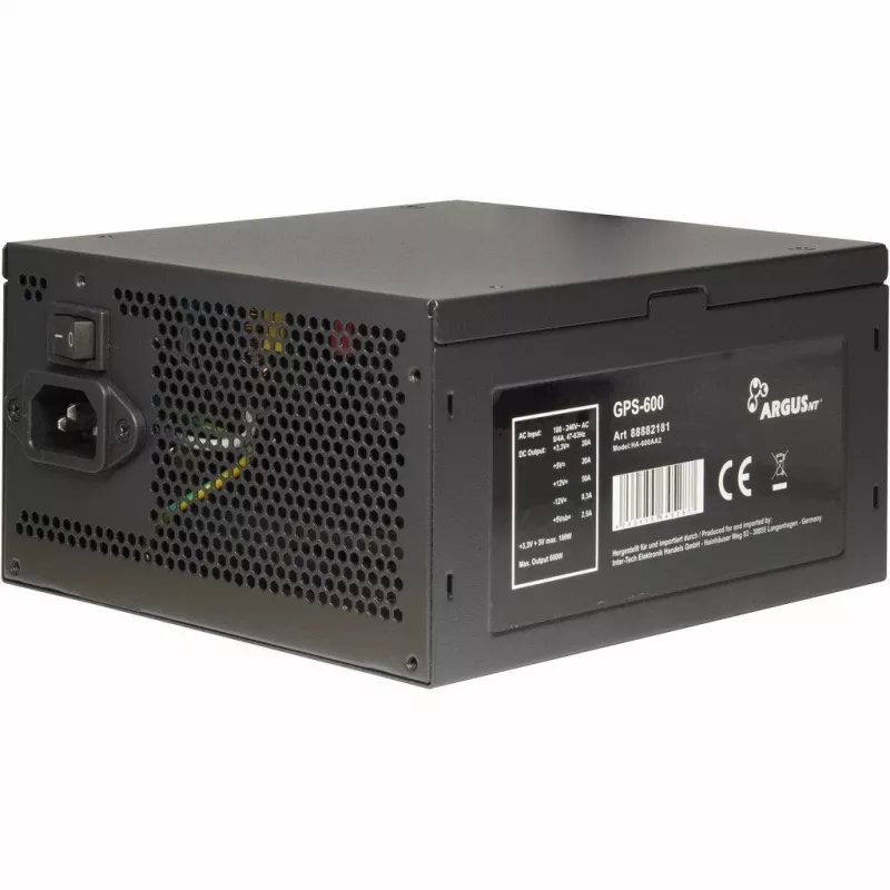 Maitinimo blokas Inter-Tech Argus GPS-600 600W 80+ Gold