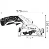 Belaidis rankinis diskinis pjūklas GKS 12V-26 Professional, 12V (mėlynas/juodas, 2x Li-Ion akumuliatorius 3,0 Ah, L-BOXX dėkle)