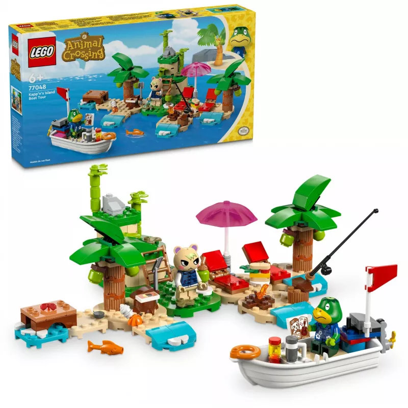 LEGO konstruktorius 77048 Animal Crossing kelionė valtimi su Kapitono sala