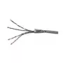 Wentronic Goobay CAT 5e tinklo kabelis, SF/UTP, pilkas, 100 m – CCA vario mišinys, AWG 24/1 (vientisas), PVC (68709)