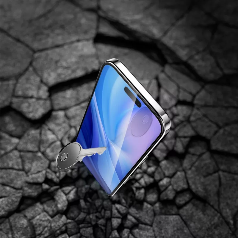 Apsauginis stiklas 4smarts 541201, skirtas iPhone 16 Pro, grūdintas stiklas