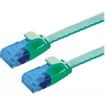 VALUE Patch Cable Cat.6A (Class EA) UTP, extra-Flat, Žalias, 1,5 m (21.99.2044)