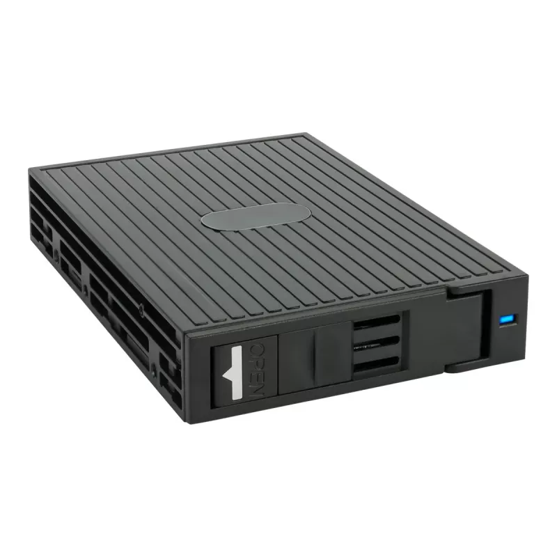 Fantec MR-25 keičiamas diskų rėmelis 2,5" SATA/SAS HDD/SSD diskui 3,5" angoje, 7–15 mm, juodas