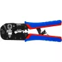 Knipex 97 51 13 kabelių presavimo įrankis, juoda, mėlyna, raudona