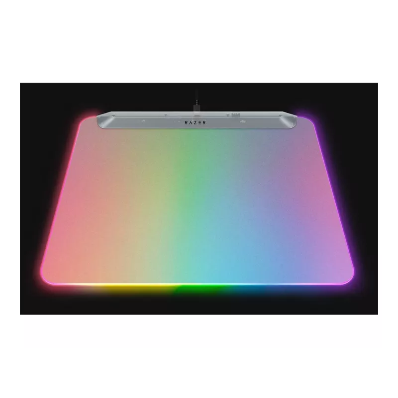Žaidimų pelės kilimėlis Razer Firefly V2 Pro White – RGB apšvietimas, USB maitinimas, neslystantis pagrindas