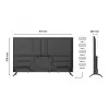 Monitorius JAPANNEXT JN-IPS500UHD60F 127 cm (50 colių) 16:9 IPS UHD, energijos klasė E