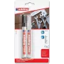 Markeris Edding 750 juodas baltas 2 vnt.