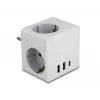 Maitinimo adapteris su kištuku F tipu DeLOCK 11496 2 USB prievadai 5V 2,4A 3A