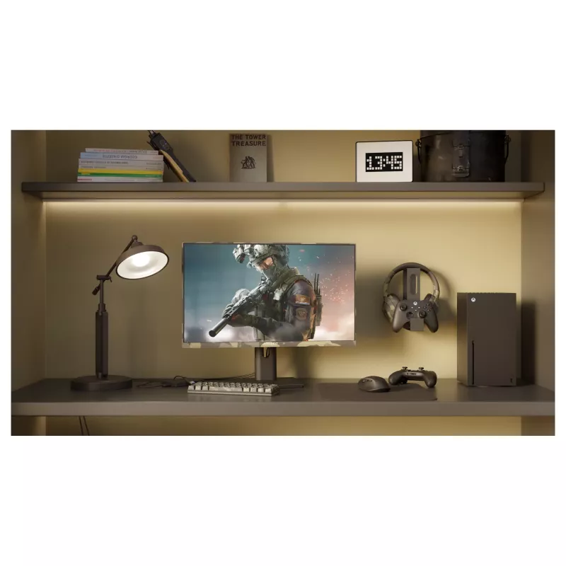 JAPANNEXT JN-IPS238FHD200F-HSP-CAMO monitorius 61 cm (24 col.) 1920 x 1080 pikselių Full HD LCD juodas