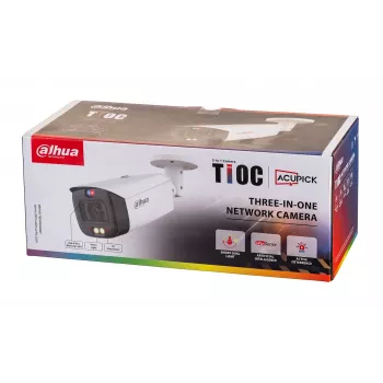 Dahua Technology WizSense IPC-HFW3849T1-AS-PV 8MP kulkos formos IP lauko stebėjimo kamera su aktyviu atgrasymu
