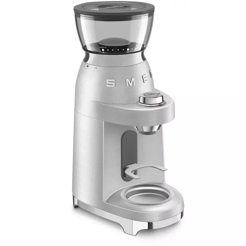 SMEG kavos malūnėlis 50s stiliaus CGF02SSEU sidabrinis