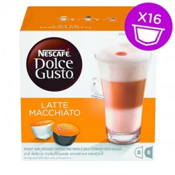 Nescafe Dolce Gusto Latte Macchiato kava, 8+8 kapsulės