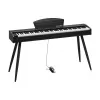 Skaitmeninis pianinas Kruger & Matz KMDP-45P-BK – matinė juoda apdaila, svertiniai klavišai