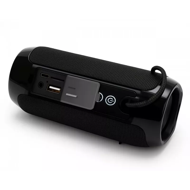 Nešiojamas Bluetooth stereo garsiakalbis SQUEAK SQ1008 — 14 W RMS, Bluetooth 5.3, 1200 mAh, IPX4, FM, LED, AUX, USB