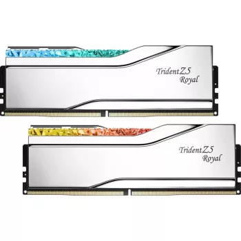 G.Skill Trident Z5 Royal 48 GB (2x 24 GB) DDR5-8200 MHz CL40 atminties rinkinys, sidabrinis