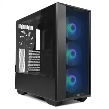 Lian Li LANCOOL III Midi bokštas Juodas, Perforuotas stiklas