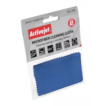 Valymo šluostė ActiveJet AOC-500 mikropluošto 15×18 cm, apsauganti nuo pirštų atspaudų, be įbrėžimų