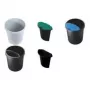 Helit šiukšliadėžė popieriui 30 L raudona H6106125 plastmasinis besiūlis kraštas