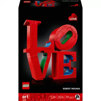 LEGO ART 31214 LOVE – Statomas pop meno modelis