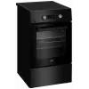 Beko FSM59305BDT indukcinė viryklė su elektrine orkaite, 60 L, 50 cm, juoda, A energijos klasė, 4 zonų indukcinė kaitlentė su boost