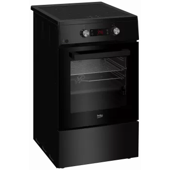 Beko FSM59305BDT indukcinė viryklė su elektrine orkaite, 60 L, 50 cm, juoda, A energijos klasė, 4 zonų indukcinė kaitlentė su boost