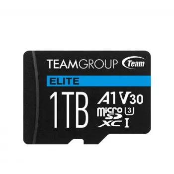 MicroSDXC atminties kortelė Team Group ELITE A1 1 TB UHS-I TEAUSDX1TIV30A103