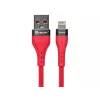 USB A-Lightning laidas 1m Raudonas TRACER