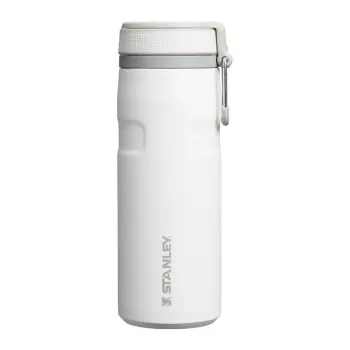 Termosas STANLEY Iceflow Daily usage 470 ml, nerūdijantis plienas, atverčiamas dangtelis, baltas