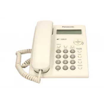 Panasonic KX-TSC 11 laidinis telefonas su 2 eilučių LCD ekranu