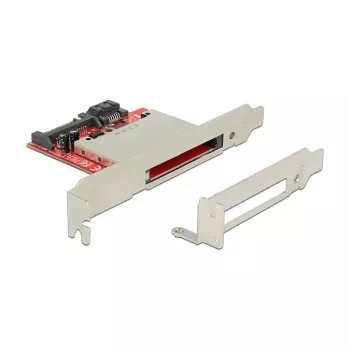 Card Reader DeLOCK 91495 SATA vidinis, CFast/CFast 2.0, juoda/raudona/sidabrinė