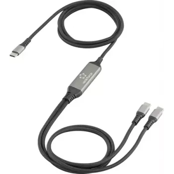 Renkforce USB kabelis USB 2.0 USB-C kištukas Juodas RF-6721084