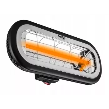 NEO TOOLS 90-032 elektrinis infraraudonasis šildytuvas 2000 W, juodas, vidaus ir lauko naudojimui