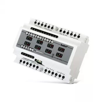 Prieigos valdymo blokas SATEL INT-IORS Baltas – 8 kanalų, 230 V AC, 12 W, kompaktiškas