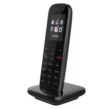 Telekom Speedphone 52 DECT belaidis telefonas su skambintojo ID, juodas
