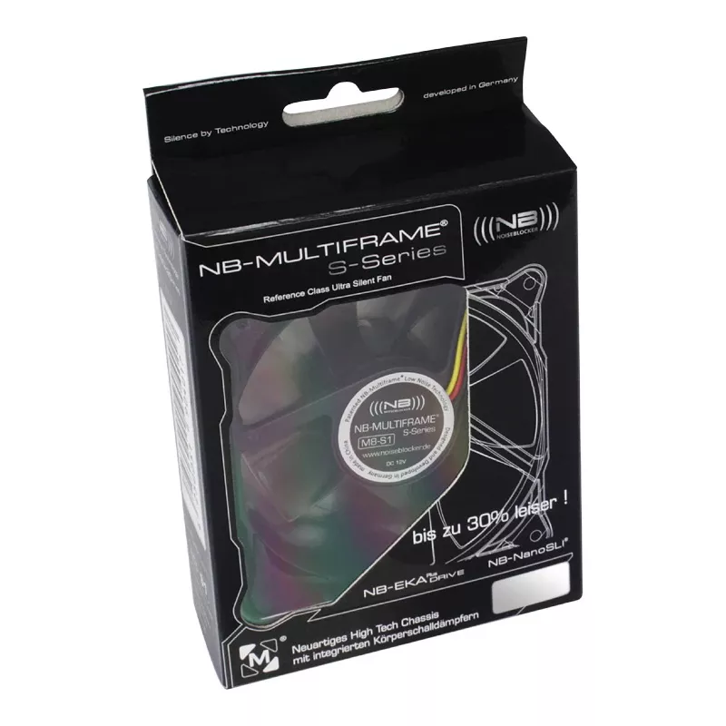 80 mm ventiliatorius Noiseblocker MultiFrame M8-2