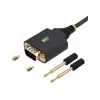 StarTech.com 13ft (4m) 2 prievadų USB į nuoseklųjį adapterio kabelis, keičiami DB9 varžtai/veržlės, COM išlaikymas, USB-A į DB9 RS232, FTDI, 4 lygio ESD apsauga, Windows/macOS/ChromeOS/Linux – tvirta TPE konstrukcija