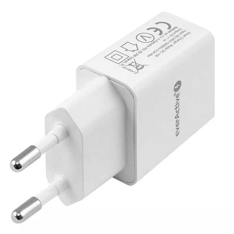 EVERACTIVE SC100 1A 1xUSB įkroviklis
