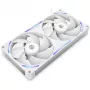 NZXT F280X RF-U28PN-W1 RGB 280 mm kompiuterio korpuso ventiliatorius, 140 mm, 2400 aps./min., 41 dB, baltos spalvos