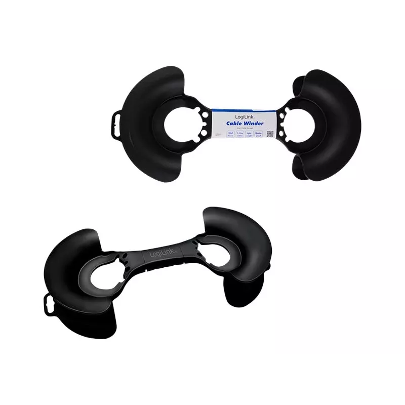 Kabelių organizatorius LogiLink KAB0068 Universal Black, polipropilenas, 1 vnt.