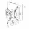 Sbox LCD-441 sieninis laikiklis (23-55 col./30 kg/400x400)