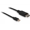 Kabelis DisplayPort DeLOCK 82698 1m mini DisplayPort į DisplayPort juodas