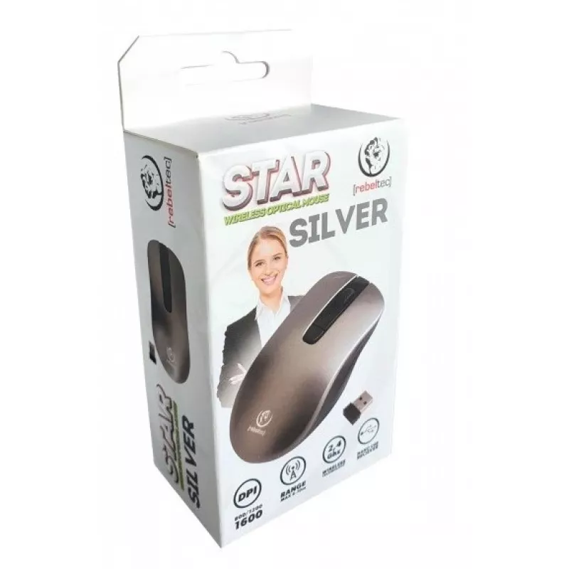 Belaidė optinė pelė Rebeltec RBLMYS00058 USB