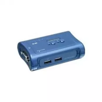 TRENDnet 2 prievadų USB KVM jungiklis su kabelių rinkiniu, 2048 x 1536 raiška, įrenginių stebėjimas, automatinis skenavimas, garsinis grįžtamasis ryšys, USB 1.1