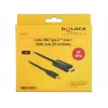 Laido adapteris vaizdui DeLOCK 85290 USB Type-C į HDMI 1 m Juoda